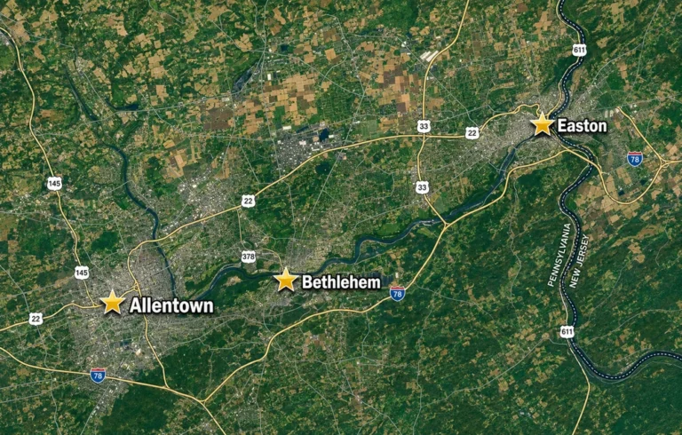 Allentown vs Bethlehem vs Easton